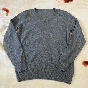 Bedazzled gray sweater